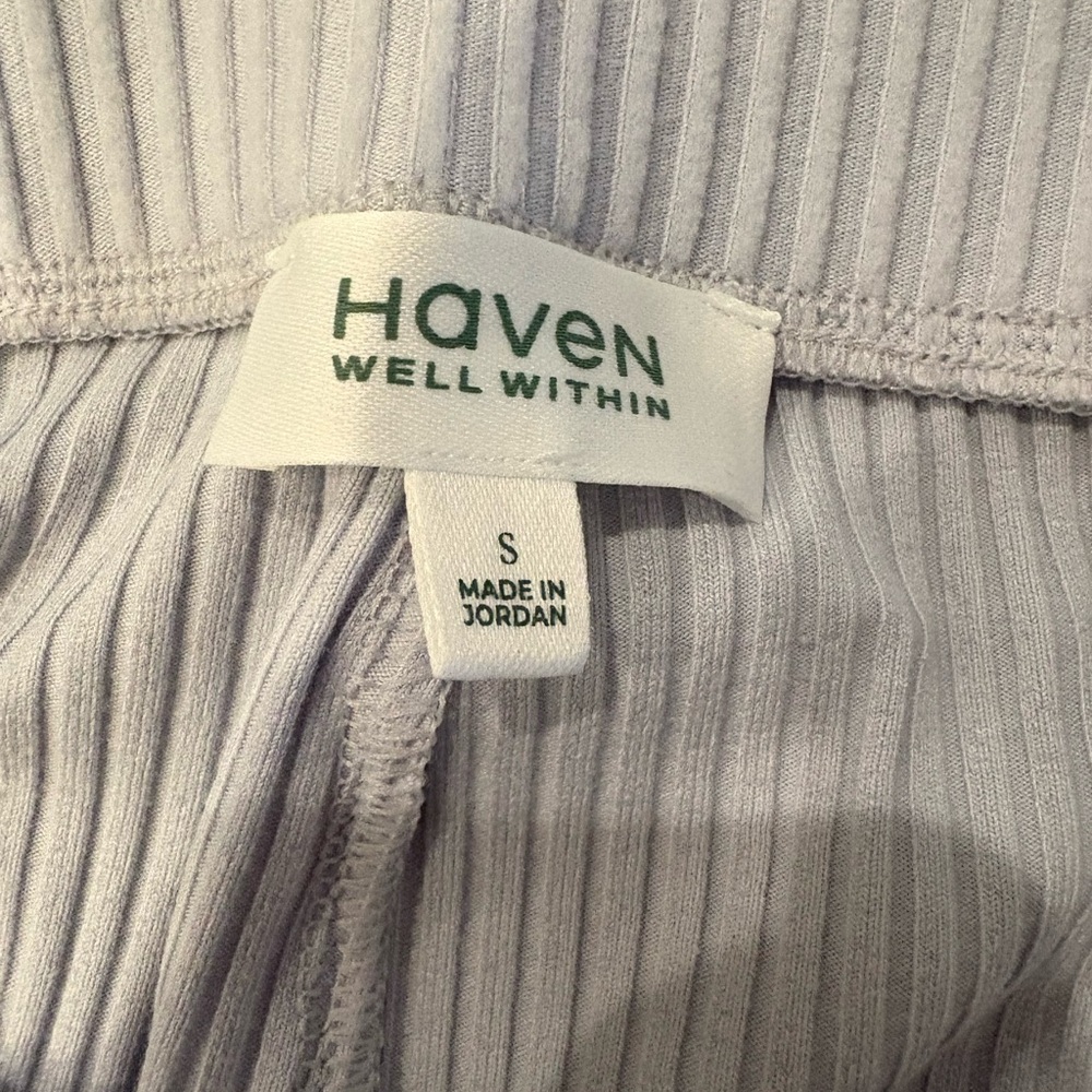 Stylish Ribbed Track Pants in Light Gray - Picture 4 of 5